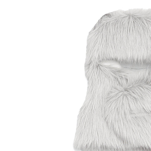 Baby Basics Cozy Snug Grey Furry Hooded Carrynest 17140