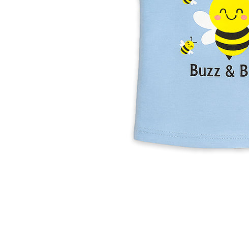 Baby Girls Suit Cotton Rich T-Shirt With Shorts Set 16472