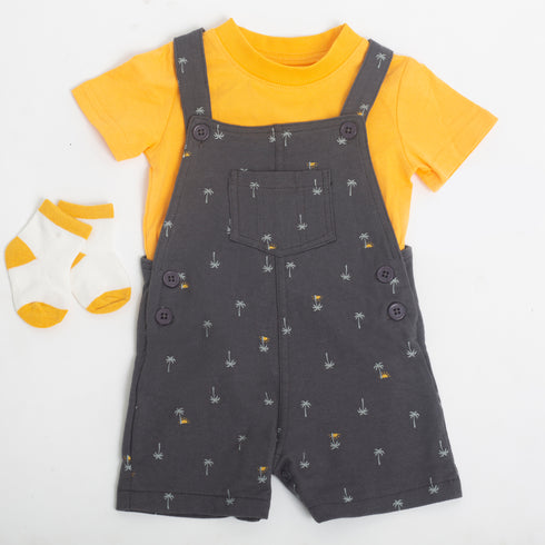 Infants Character Dangri Suit With Pair Of Socks 15621