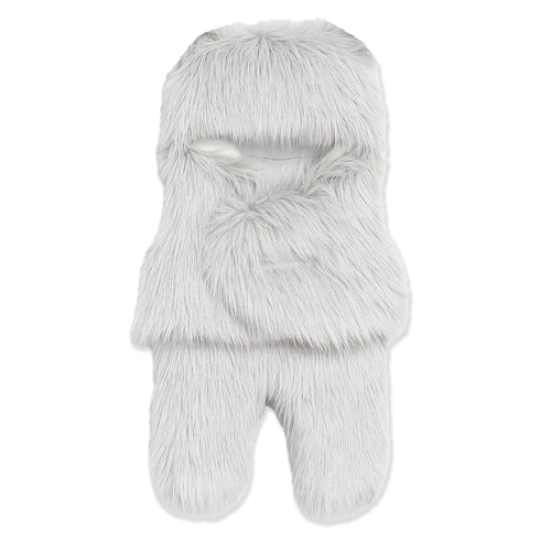 Baby Basics Cozy Snug Grey Furry Hooded Carrynest 17140