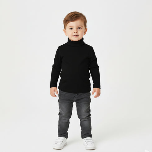 Kids Cozy Winter High-Neck Pullover For Kids Unisex 17275