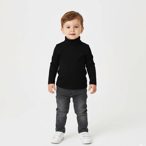Kids Cozy Winter High-Neck Pullover For Kids Unisex 17275