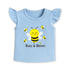 Baby Girls Suit Cotton Rich T-Shirt With Shorts Set 16472