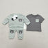 Infants 4Pc Suit Set Long Sleeves Shirt With Tshirt Trouser & Pair Of Socks 16855