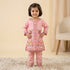 Girls Eastern Wear Shalwar Kameez Pink Embroidered