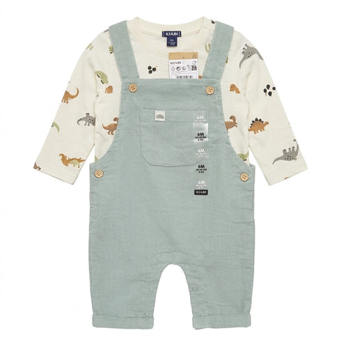 Dino Baby Boys Dangri Suit with T-Shirt