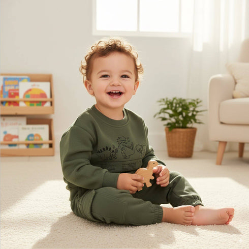 Toddlers Roar Character Track Suit Fleece Sweatshirt With Trouser 16832