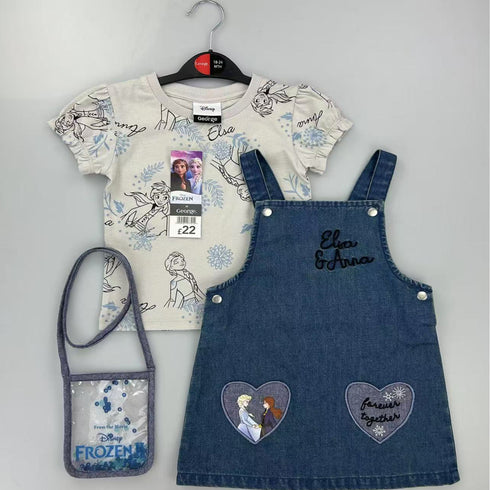 Baby Girls Dangri Suit Set 16423