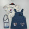 Baby Girls Dangri Suit Set 16423