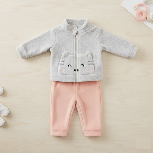 Girls Winter 2Pc Suit Puffer Sweater & Trouser 16781