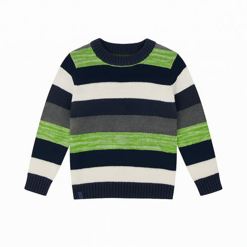 Exclusive Winter Wool Sweater Colorful Stripes Unisex 16806