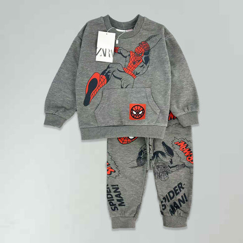 Toddlers Spiderman Character Track Suit Fleece Sweatshirt With Trouser 16832