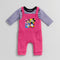 Basics Baby Girls 2pc Suit Set Dangri With Long Sleeves Bodysuit 17131
