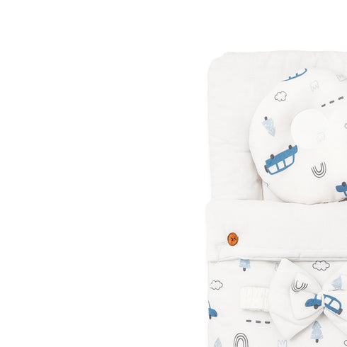 Baby Basics Cozy Snug Zip Closure Hooded Carrynest 17194