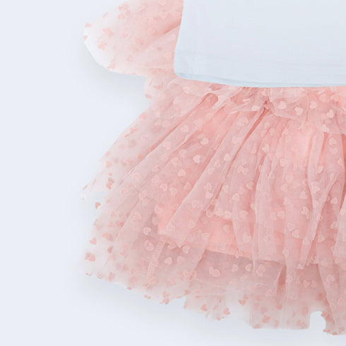 Girls Party Wear Sequin Skirt Suit 15695
