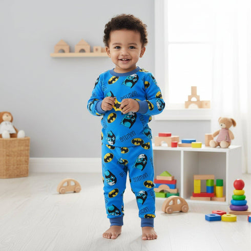 Batman Character Fleece Pajama Suit Full Sleeves T-Shirt & Trouser 16732