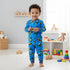 Batman Character Fleece Pajama Suit Full Sleeves T-Shirt & Trouser 16732