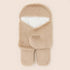 Baby Basics Cozy Snug Beige Furry Hooded Carrynest 17141