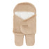 Baby Basics Cozy Snug Beige Furry Hooded Carrynest 17141