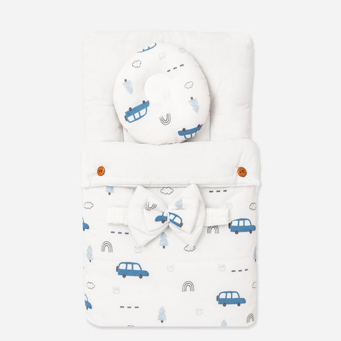 Baby Basics Cozy Snug Zip Closure Hooded Carrynest 17194