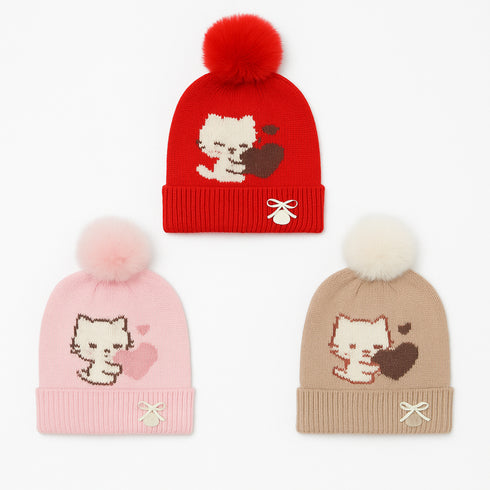 Cozy Woolen Caps for Kids 17096