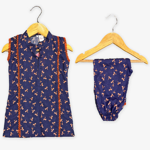 Festive Eastern Wear Printed Girls Shalwar Kameez Suit 16457