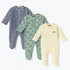 Basics Romper Set Pack Of 3 Cozy Sleep suits 0-24M 17160