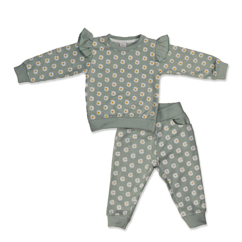 Nexteen Exclusive 2Pc Suit Terry Shirt Long Sleeves & Touser Set 17130