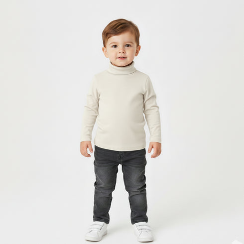Kids Cozy Winter High-Neck Pullover For Kids Unisex 17275