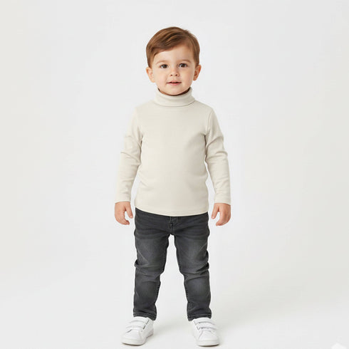 Kids Cozy Winter High-Neck Pullover For Kids Unisex 17275