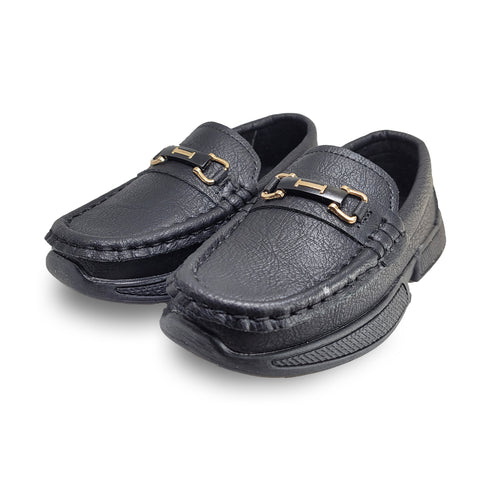 Boys Exclusive Black Loafers Festive Wear -15797
