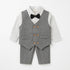 Grey and White Formal Suit for Toddler Boys 2–6 Years