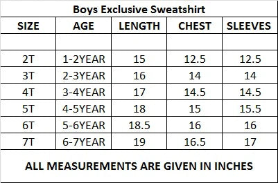 Exclusive Winter Terry Sweatshirt Superheroes 16752