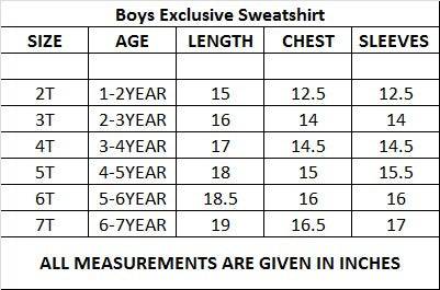 Kids Exclusive Character Sweatshirt 16712