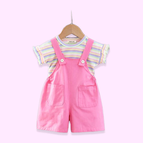 Baby Girls Comfy Dangri Set 16350