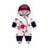 Infants Stuffed Padded Hooded Romper 13950