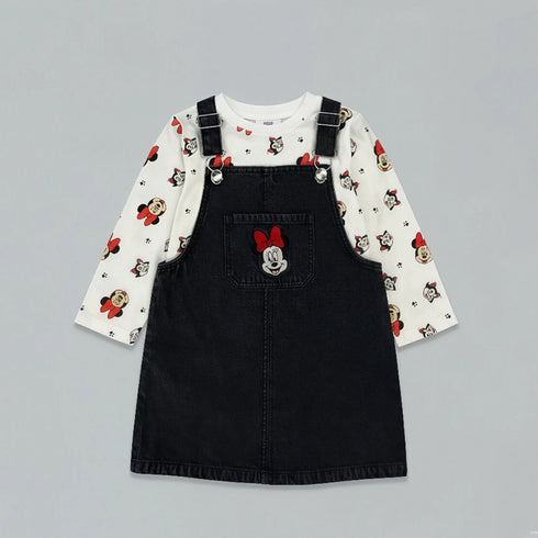 Baby Girls Dangri Style Suit Set Minnie 16831