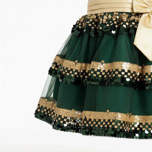 Baby Girls Frilled Sequin Party Frock 16811