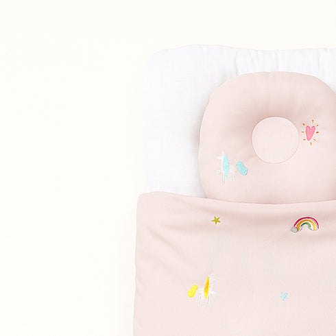 Baby Basics Cozy Snug Pink Carrynest With Head Pillow 17138