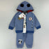 Baby Boys Exclusive Winter Suit Set Fleece Jacket , Long Sleeves Tshirt & Trouser 17435
