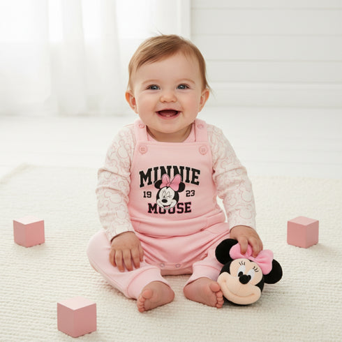 Basics Baby 2pc Suit Set Dangri With Long Sleeves Bodysuit 17131