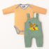 Basics Baby 2pc Suit Set Dangri With Long Sleeves Bodysuit 17131