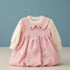 Baby Girls Formal Pink Frock For Winter 16709