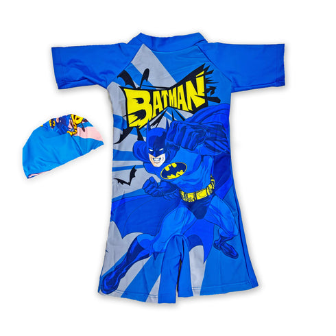 Kids Batman Character Activefit Swimming Costume 16363