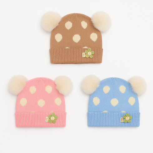 Cozy Woolen Caps for Kids 17097