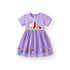 Baby Adorable Unicorn Girls' Hot Summer Little Princess Frilled Cotton Net Frock 15634
