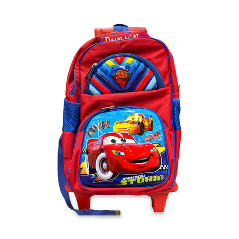 Kids Exclusive McQueen School Trolly Bag 16545