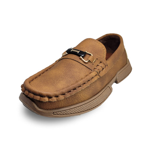 Boys Exclusive Brown Loafers Festive Wear -15797