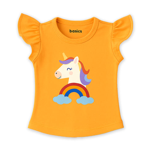 Baby Girls Suit Cotton Rich T-Shirt With Shorts Set 16472