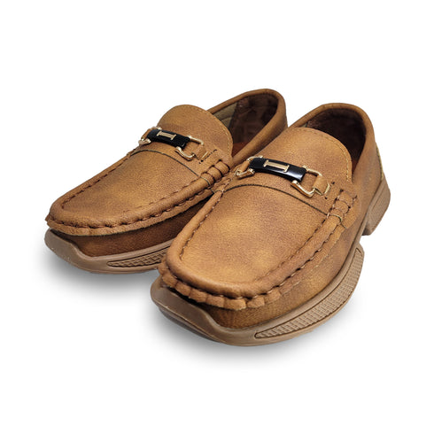 Boys Exclusive Brown Loafers Festive Wear -15797